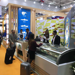 Компания «Дикий Улов», участник российского объединенного стенда на рыбохозяйственной выставке в Циндао China Fisheries and Seafood Expo-2017