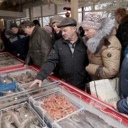 Рыбный магазин «Портовый», открытый в Калининградском рыбном порту в конце прошлого года, завоевал популярность у местных жителей. Фото пресс-службы ФГУП «Нацрыбресурс»