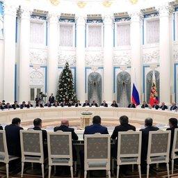 Глава государства Владимир ПУТИН провел встречу с руководством Совета Федерации и Госдумы. Фото пресс-службы президента РФ
