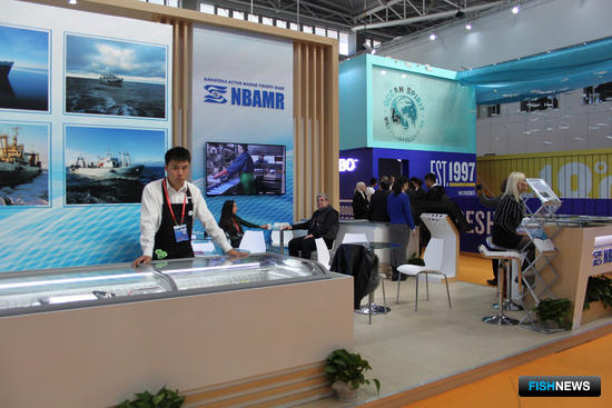 НБАМР, участник российского объединенного стенда на рыбохозяйственной выставке в Циндао China Fisheries and Seafood Expo-2017