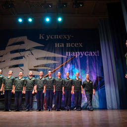 В Дальрывтузе отметили 55-летие путинного отряда «Голубой меридиан». Фото пресс-службы университета